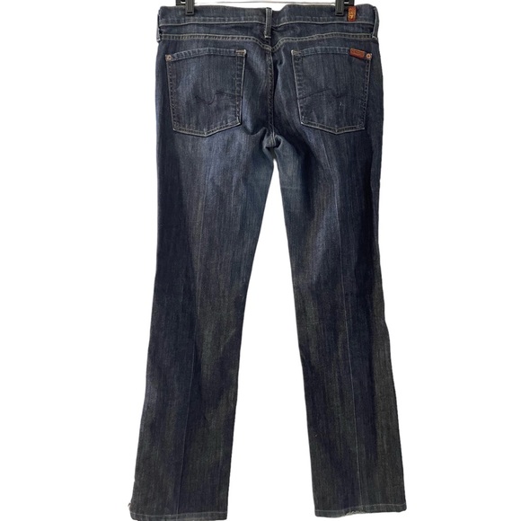 🎉 HP! ❤️7 For All Mankind Straight Leg Stretch Jeans - Picture 1 of 10